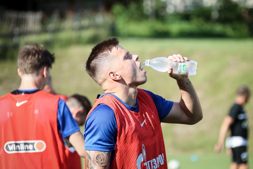 «Газпром» — тренировочные сборы в Австрии: 28 июня, вечерняя тренировка