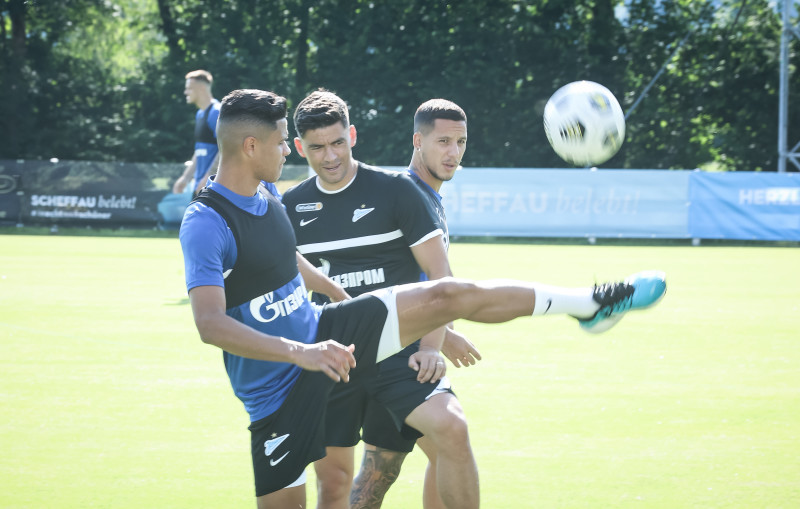 «Газпром» — тренировочные сборы в Австрии: 28 июня, вечерняя тренировка