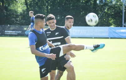 «Газпром» — тренировочные сборы в Австрии: 28 июня, вечерняя тренировка