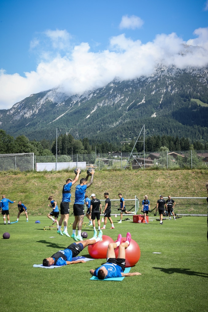 «Газпром» — тренировочные сборы в Австрии: 29 июня, утренняя тренировка
