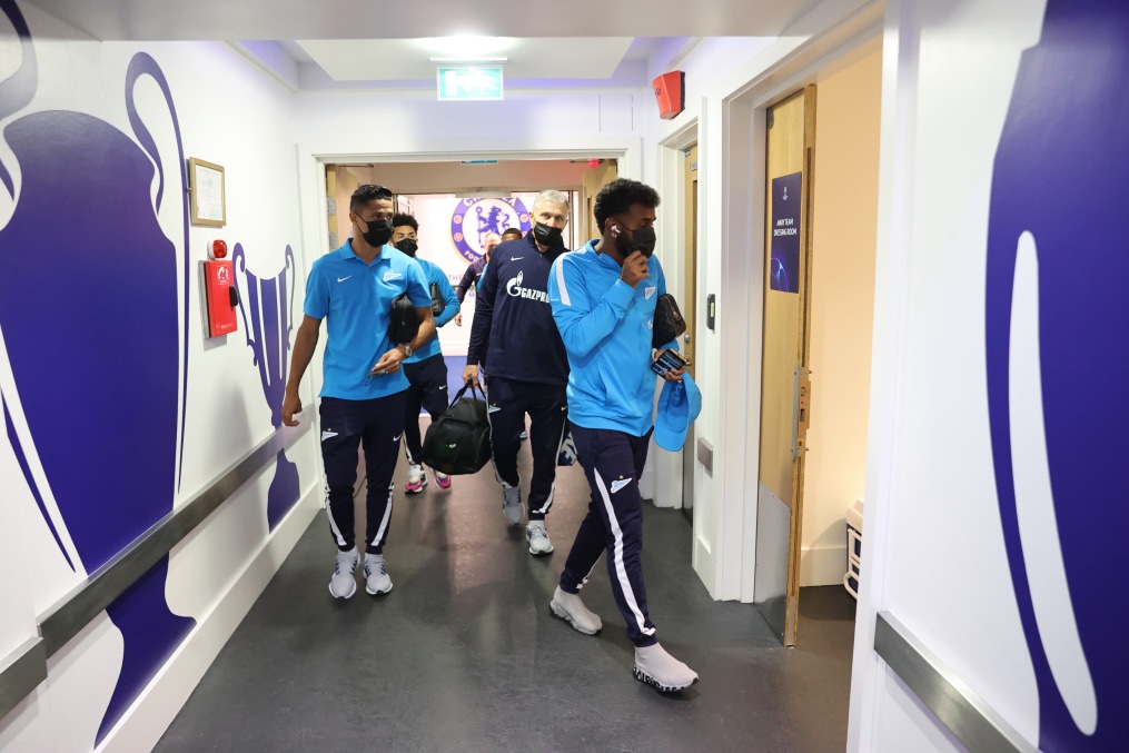 Тренировка «Зенита» перед матчем с «Челси»