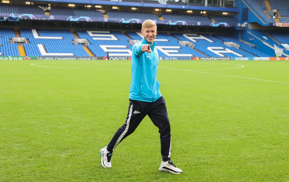 Тренировка «Зенита» перед матчем с «Челси»