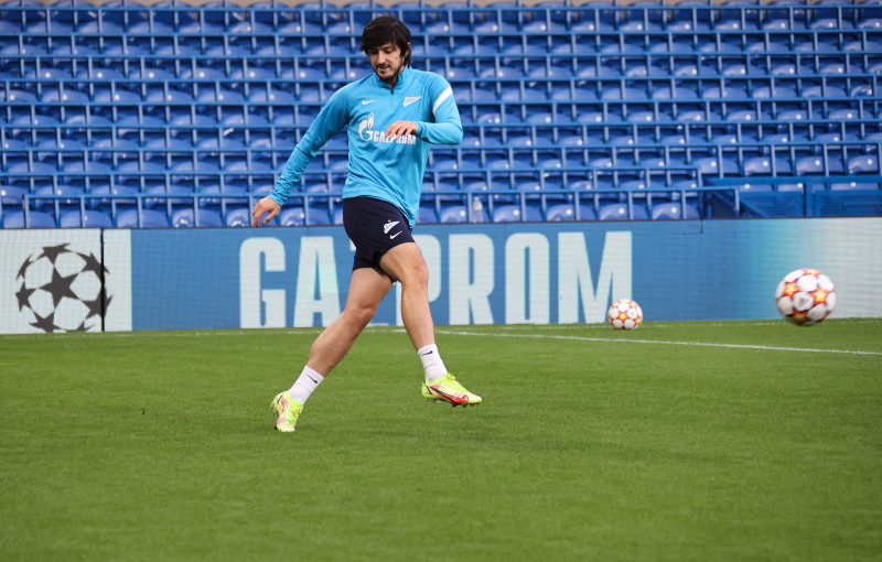 Тренировка «Зенита» перед матчем с «Челси»