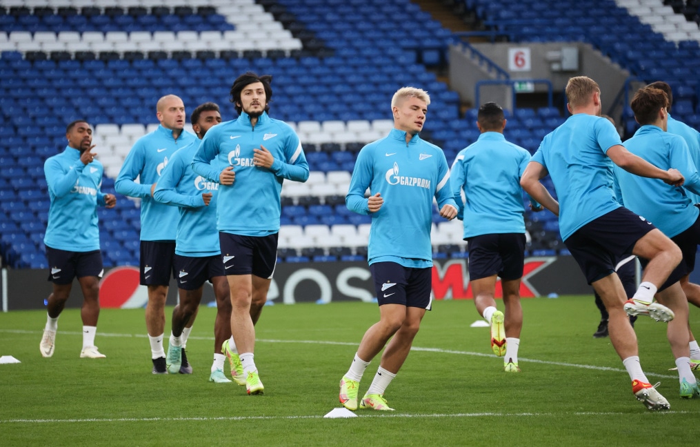 Тренировка «Зенита» перед матчем с «Челси»