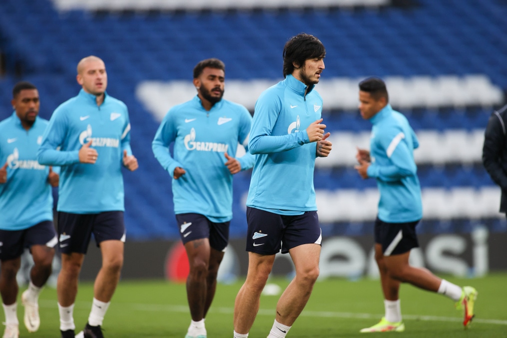 Тренировка «Зенита» перед матчем с «Челси»