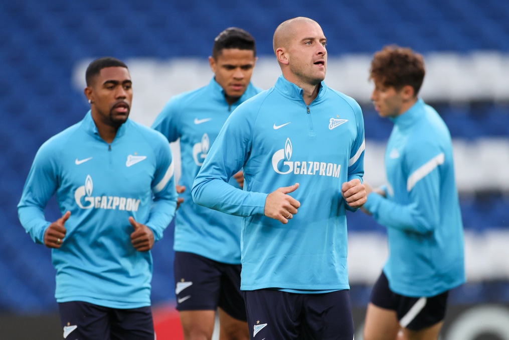 Тренировка «Зенита» перед матчем с «Челси»