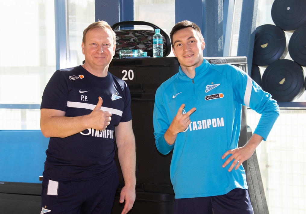 Тренировка «Зенита» перед матчем с «Крыльями Советов»