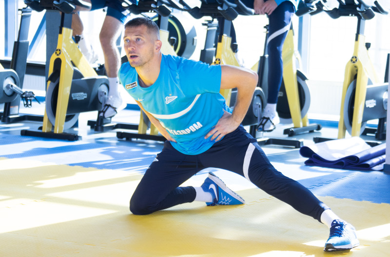 Тренировка «Зенита» перед матчем с «Крыльями Советов»