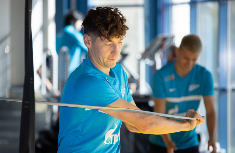 Тренировка «Зенита» перед матчем с «Крыльями Советов»