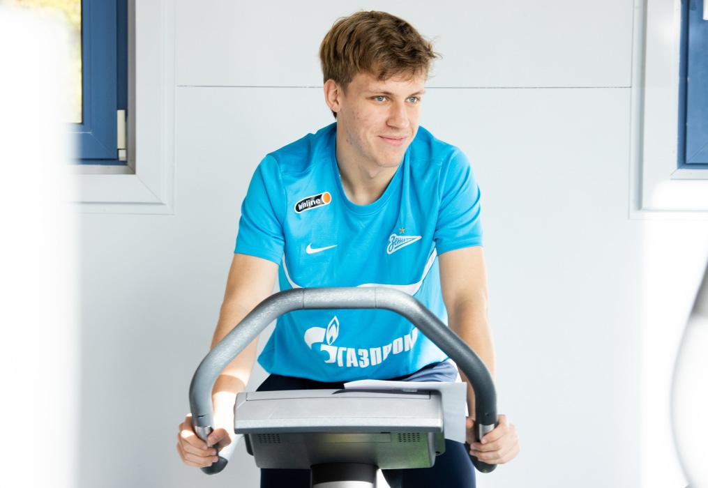 Тренировка «Зенита» перед матчем с «Крыльями Советов»