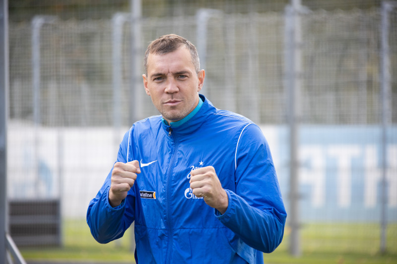 Тренировка «Зенита» перед матчем с «Крыльями Советов»