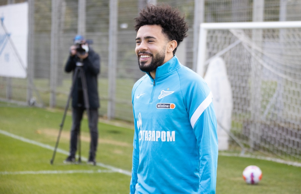 Тренировка «Зенита» перед матчем с «Крыльями Советов»