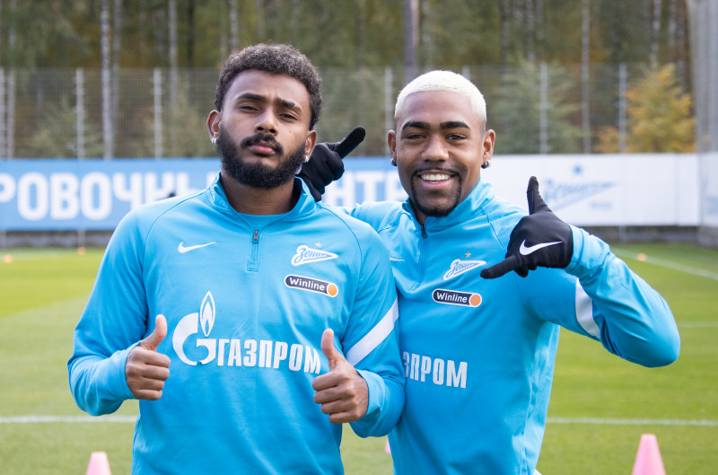 Тренировка «Зенита» перед матчем с «Крыльями Советов»