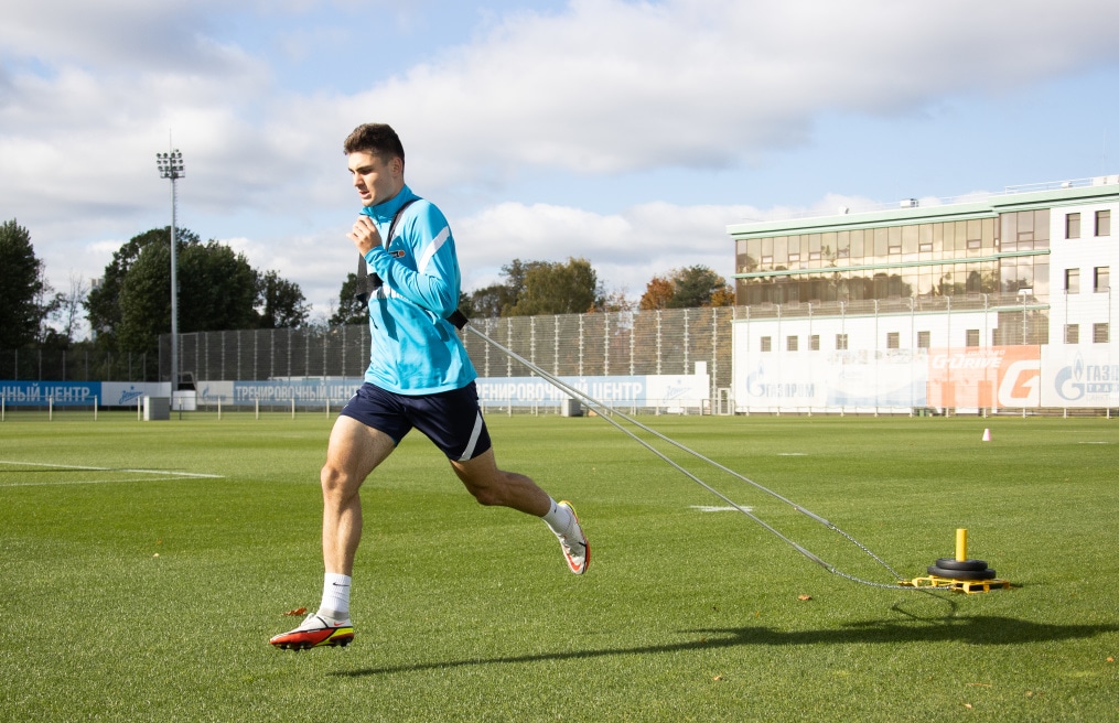 Тренировка «Зенита» перед матчем с «Крыльями Советов»