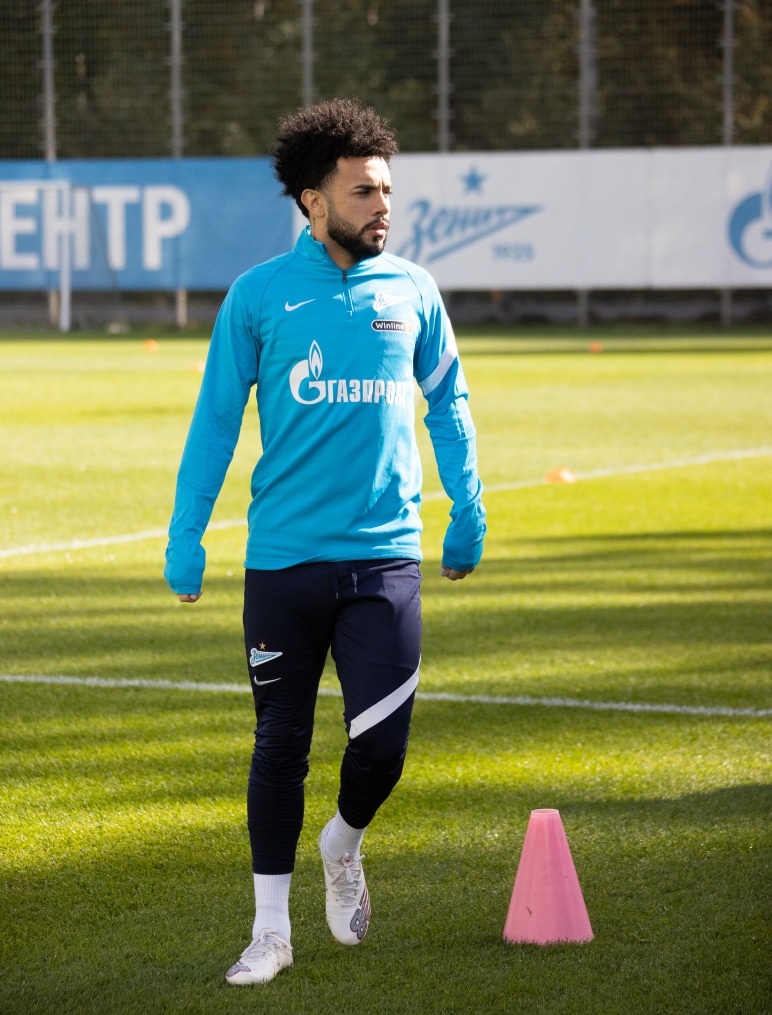 Тренировка «Зенита» перед матчем с «Крыльями Советов»