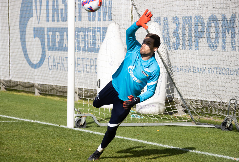 Тренировка «Зенита» перед матчем с «Крыльями Советов»