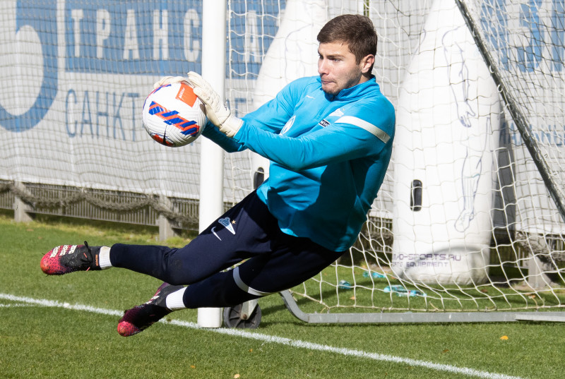 Тренировка «Зенита» перед матчем с «Крыльями Советов»