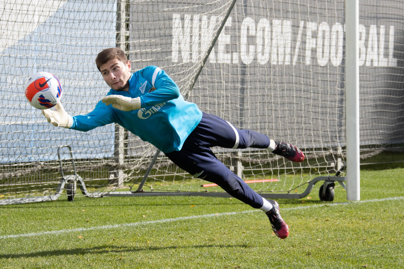 Тренировка «Зенита» перед матчем с «Крыльями Советов»