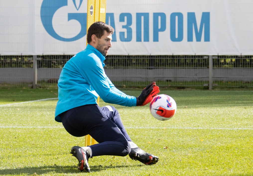 Тренировка «Зенита» перед матчем с «Крыльями Советов»