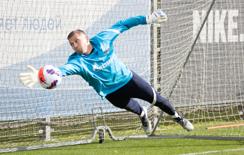 Тренировка «Зенита» перед матчем с «Крыльями Советов»