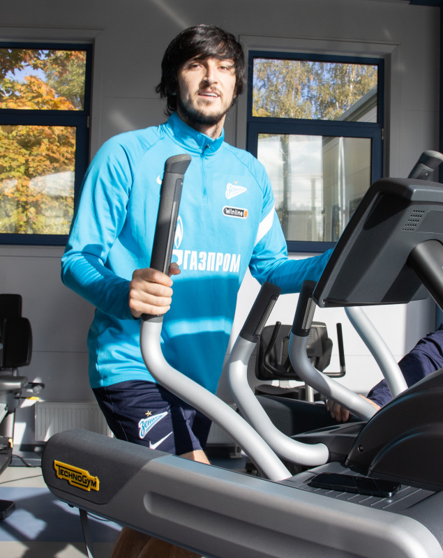 Тренировка «Зенита» перед матчем с «Крыльями Советов»