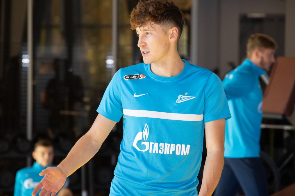 Тренировка «Зенита» перед матчем с «Крыльями Советов»