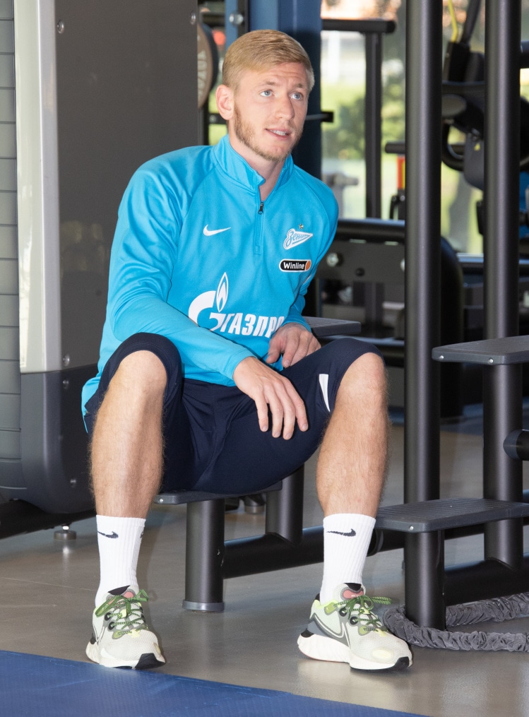 Тренировка «Зенита» перед матчем с «Крыльями Советов»