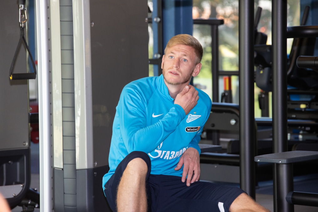 Тренировка «Зенита» перед матчем с «Крыльями Советов»