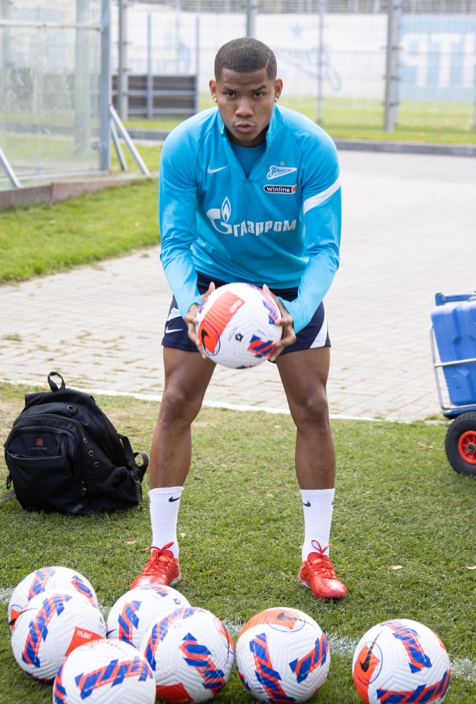 Тренировка «Зенита» перед матчем с «Крыльями Советов»