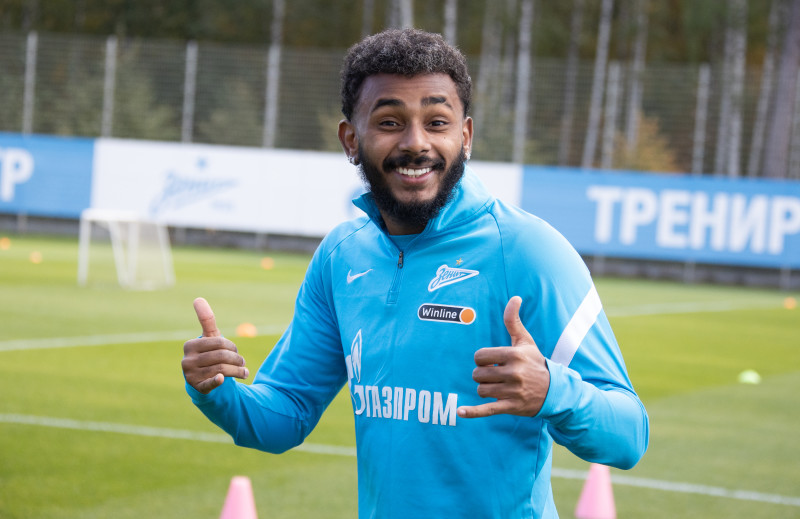 Тренировка «Зенита» перед матчем с «Крыльями Советов»