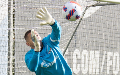 Тренировка «Зенита» перед матчем с «Крыльями Советов»