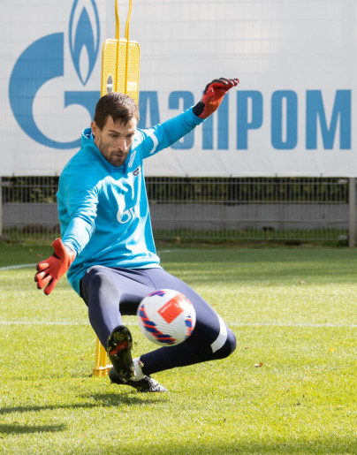 Тренировка «Зенита» перед матчем с «Крыльями Советов»