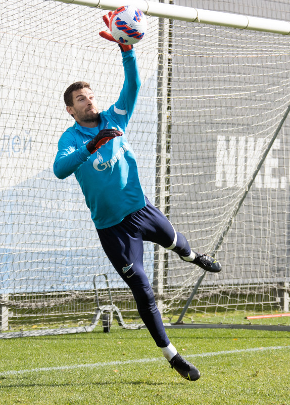 Тренировка «Зенита» перед матчем с «Крыльями Советов»