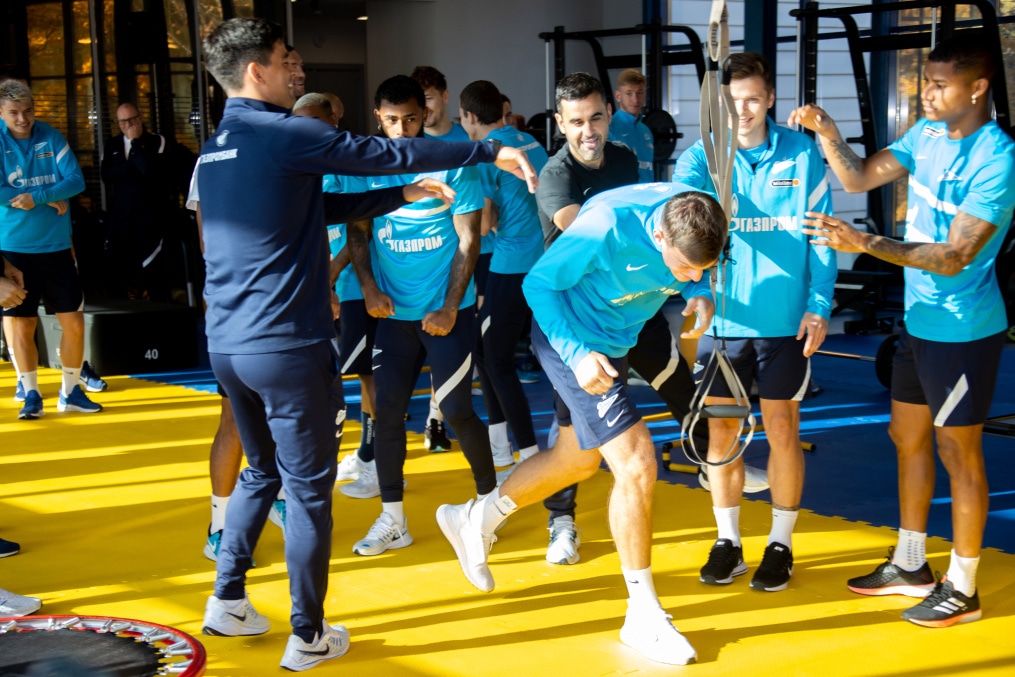 Тренировка «Зенита» перед матчем с «Сочи»
