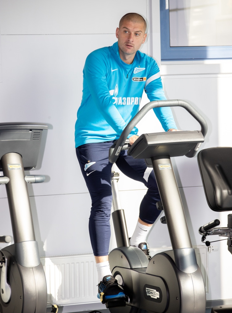 Тренировка «Зенита» перед матчем с «Сочи»