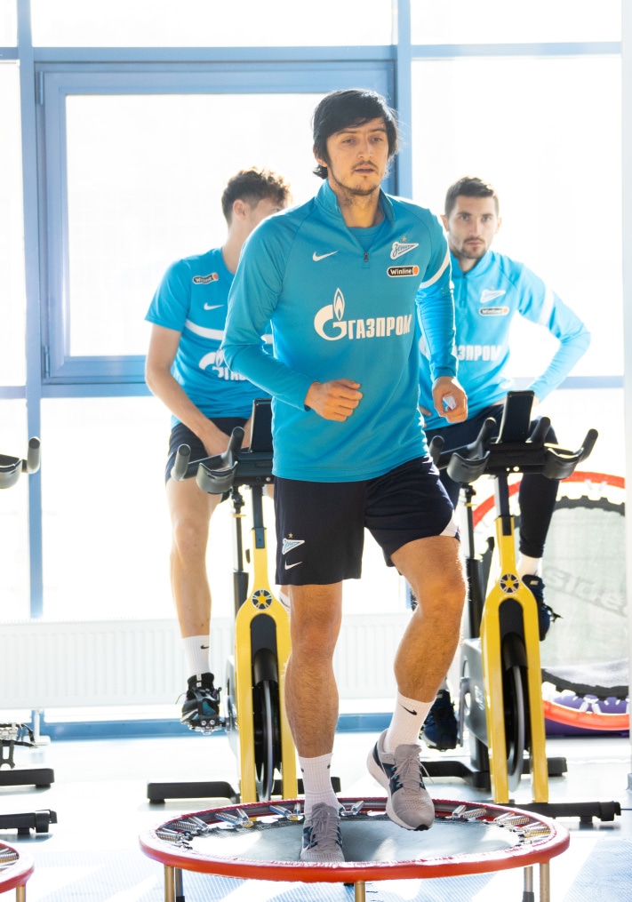 Тренировка «Зенита» перед матчем с «Сочи»