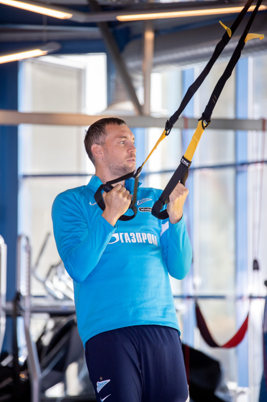 Тренировка «Зенита» перед матчем с «Сочи»