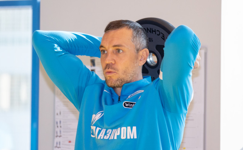 Тренировка «Зенита» перед матчем с «Сочи»