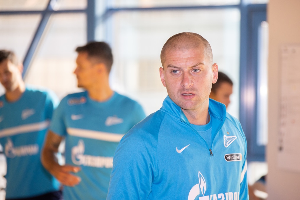 Тренировка «Зенита» перед матчем с «Сочи»