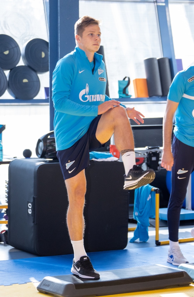 Тренировка «Зенита» перед матчем с «Сочи»