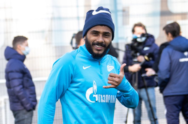 Тренировка «Зенита» перед матчем с «Сочи»