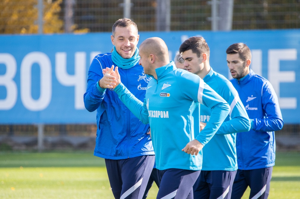 Тренировка «Зенита» перед матчем с «Сочи»