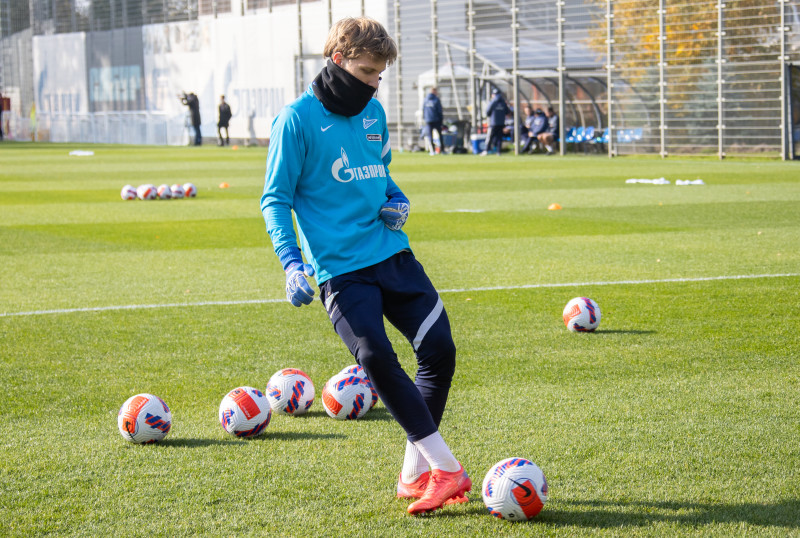 Тренировка «Зенита» перед матчем с «Сочи»