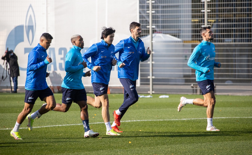 Тренировка «Зенита» перед матчем с «Сочи»