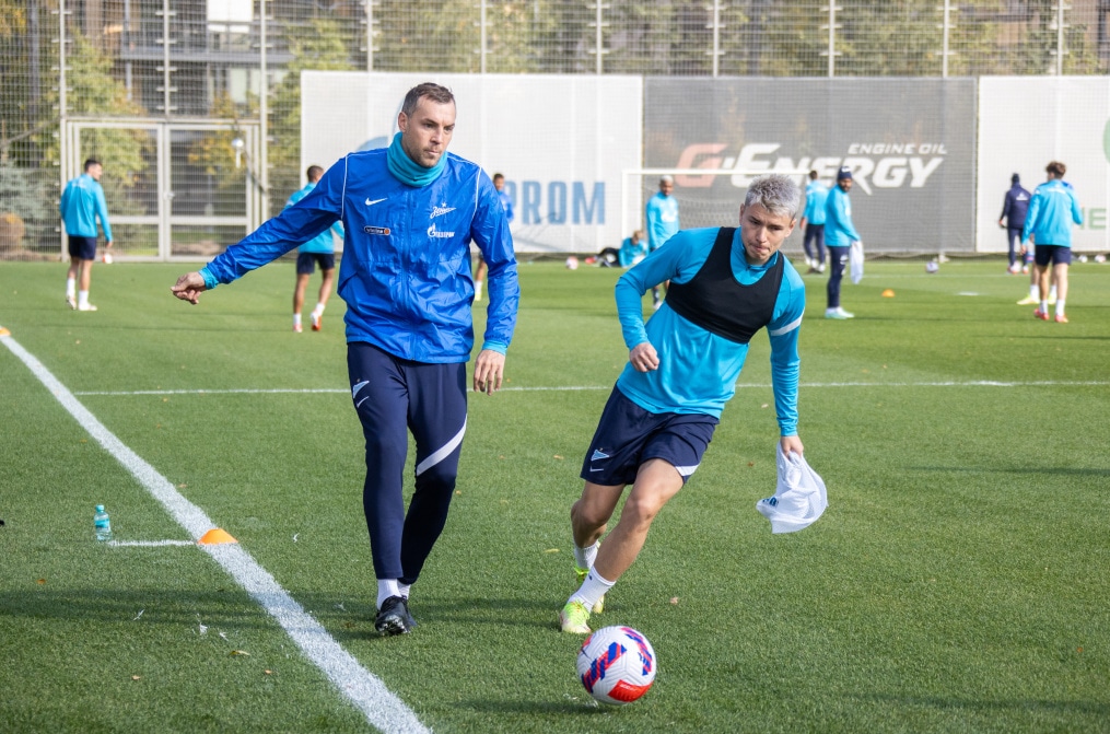 Тренировка «Зенита» перед матчем с «Сочи»