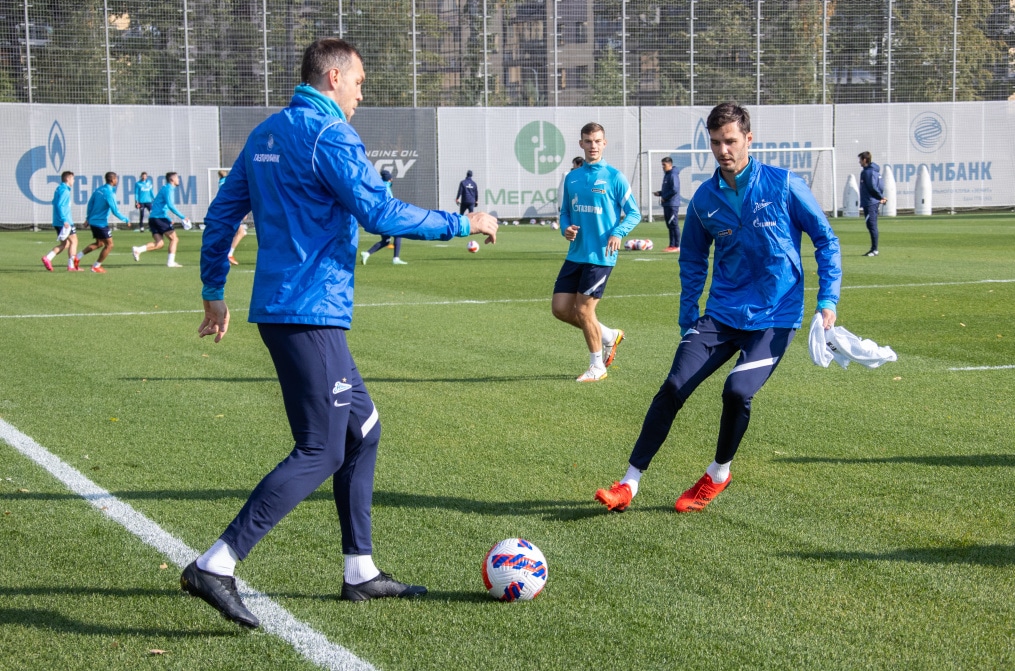 Тренировка «Зенита» перед матчем с «Сочи»