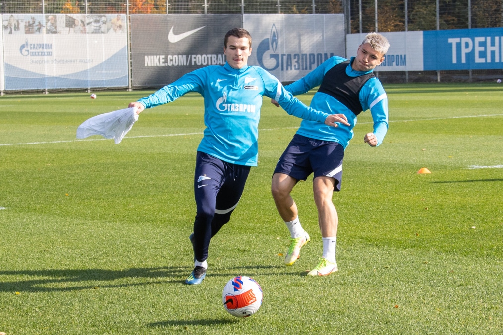 Тренировка «Зенита» перед матчем с «Сочи»