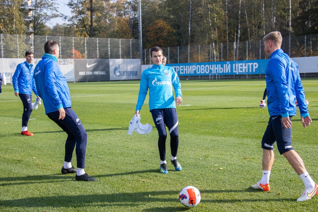 Тренировка «Зенита» перед матчем с «Сочи»