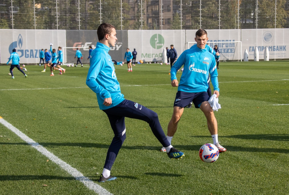 Тренировка «Зенита» перед матчем с «Сочи»