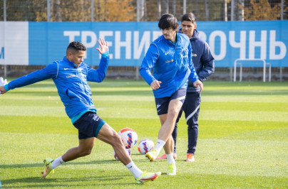 Тренировка «Зенита» перед матчем с «Сочи»